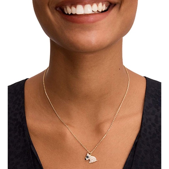 KATE SPADE • Milo Puppy Dog Necklace - Picture 2 of 5